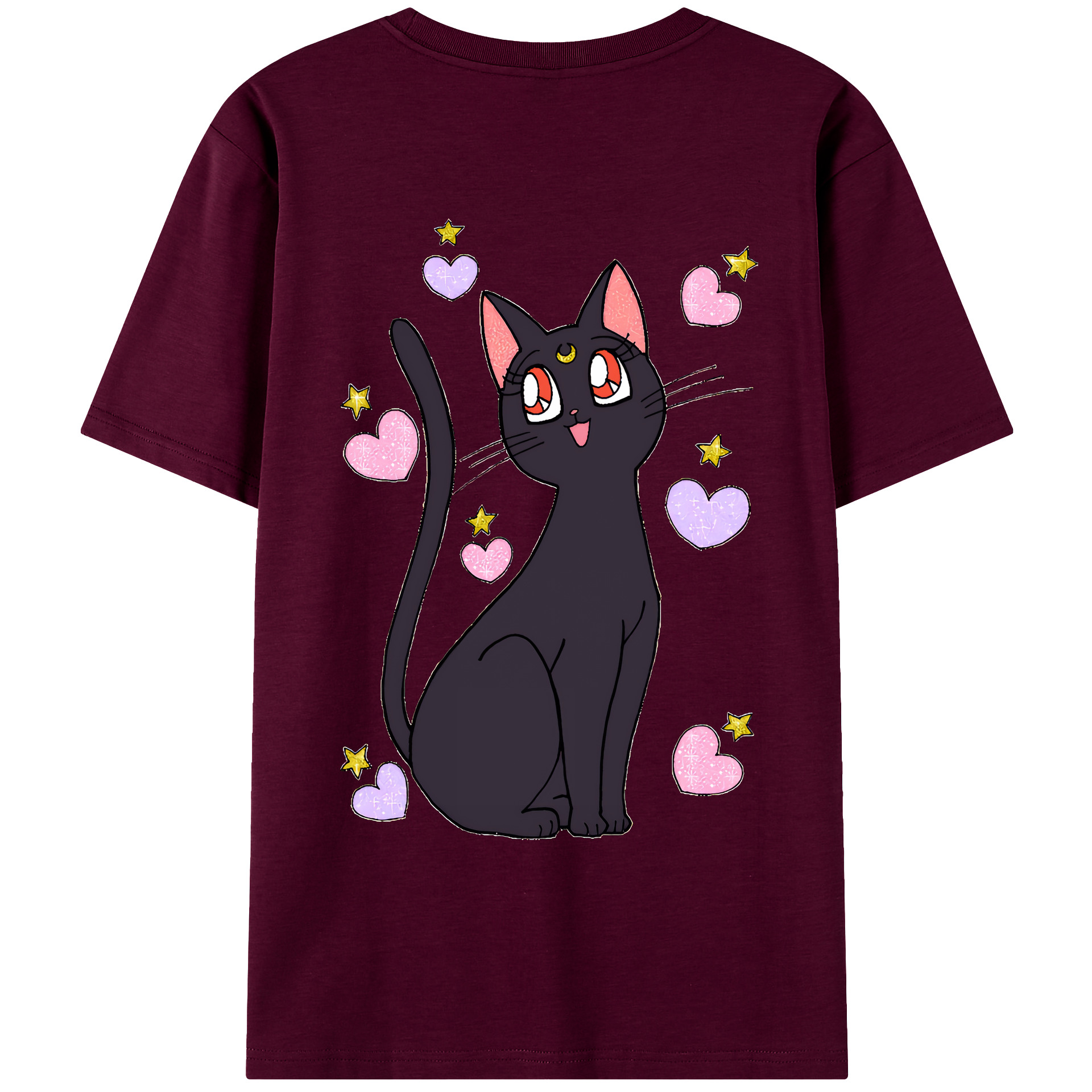 （画像用） 美少女戦士セーラームーン Sailor Moon レディース半袖Tシャツ(バックプリント)